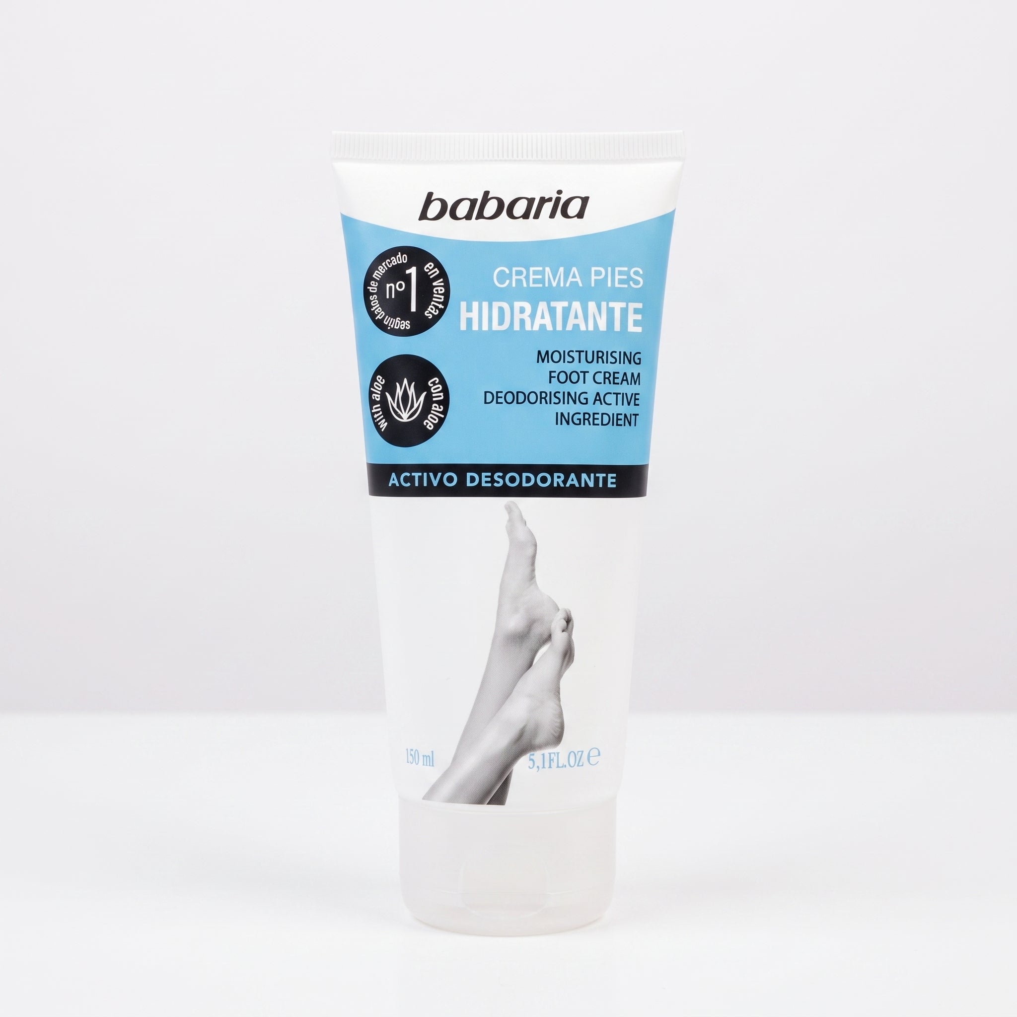 Babaria Creme Hidratante de Pés 150ml