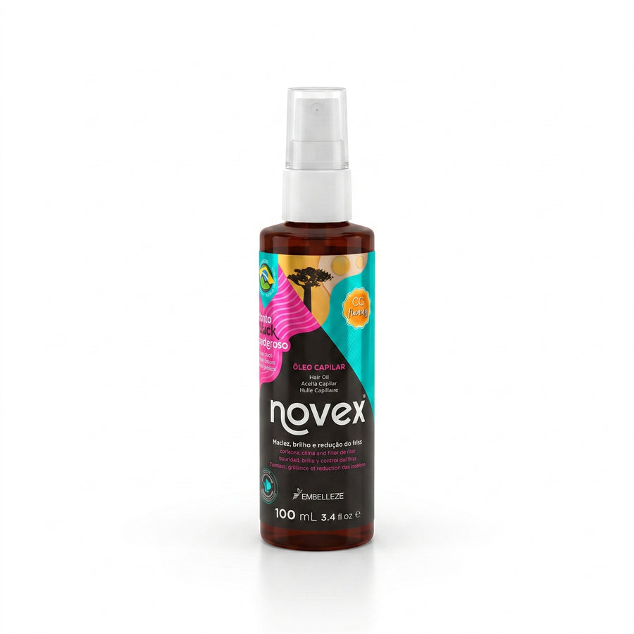 Novex Santo Black Poderoso Óleo Capilar Nutrição e Brilho 100ml