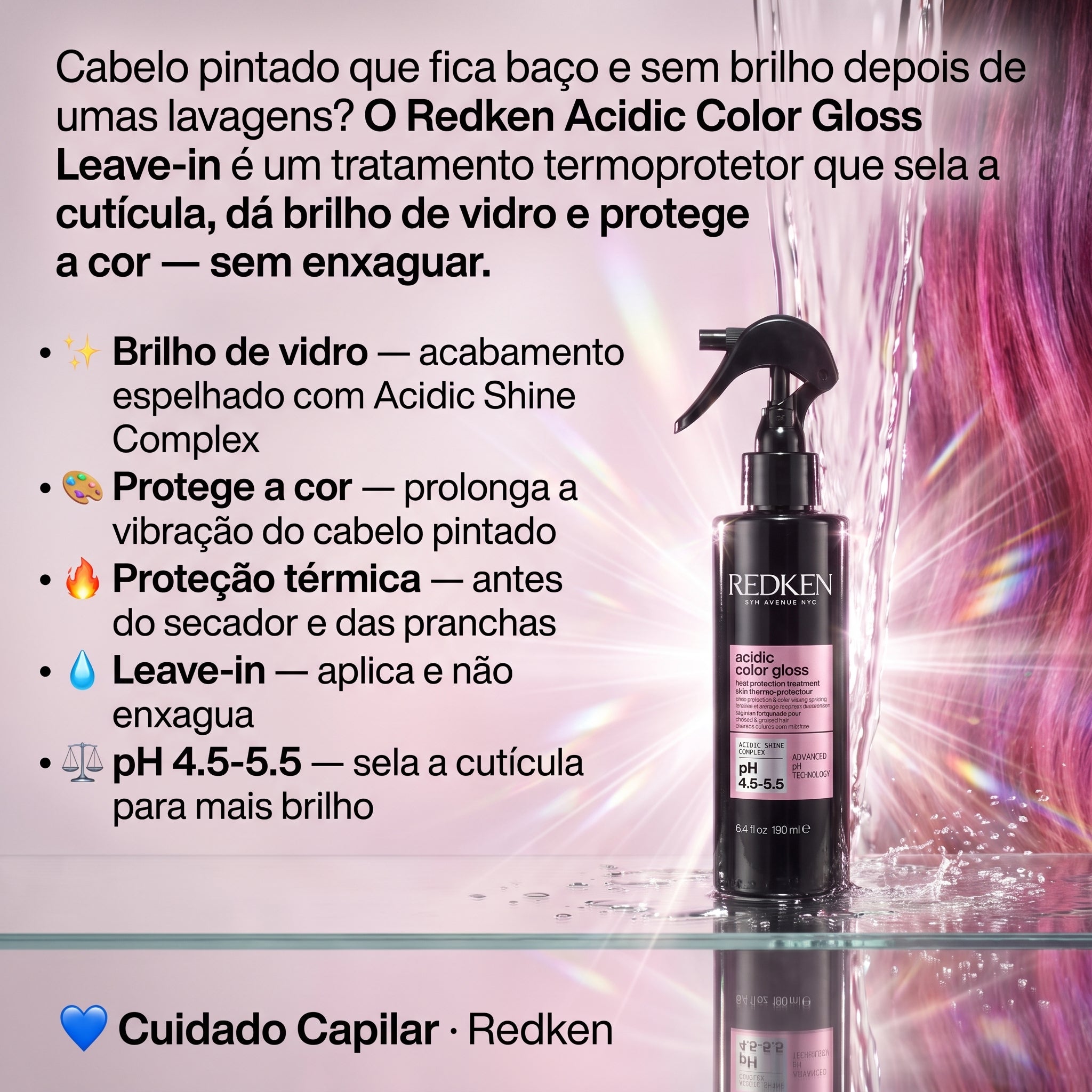 Redken Acidic Color Gloss Leave-in Termoprotetor 190ml