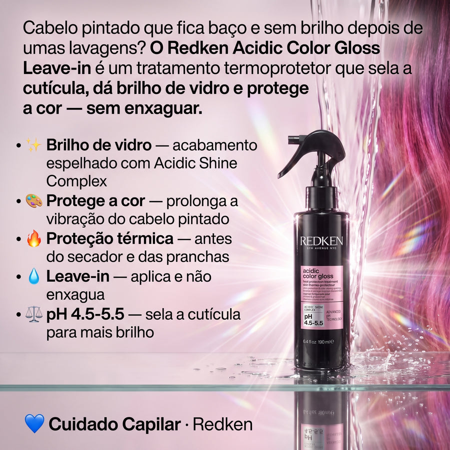 Redken Acidic Color Gloss Leave-in Termoprotetor 190ml
