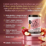 Gota Dourada Meu Cabelo Perfeito 2em1 Ácido Glicólico e Vinagre de Maçã 1kg