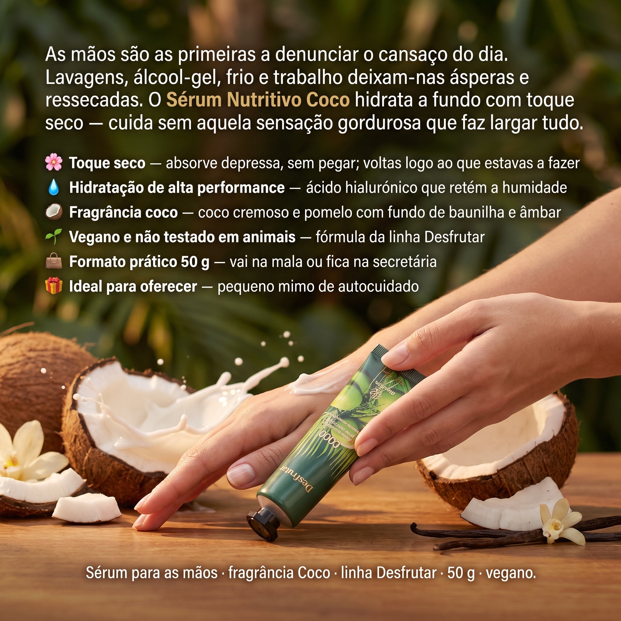 Avatim Sérum Nutritivo para as Mãos Coco 50g