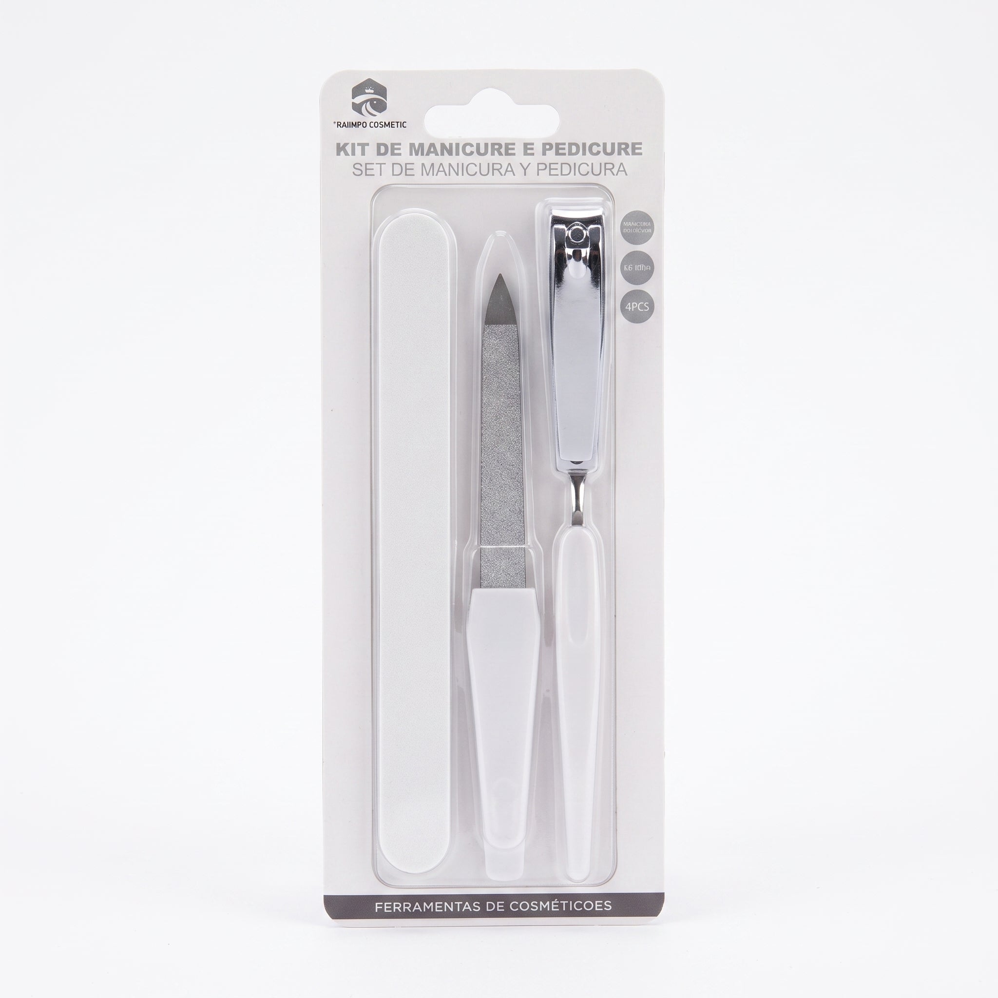 Triunfo Cosmetic Kit de Manicure e Pedicure 4 Peças
