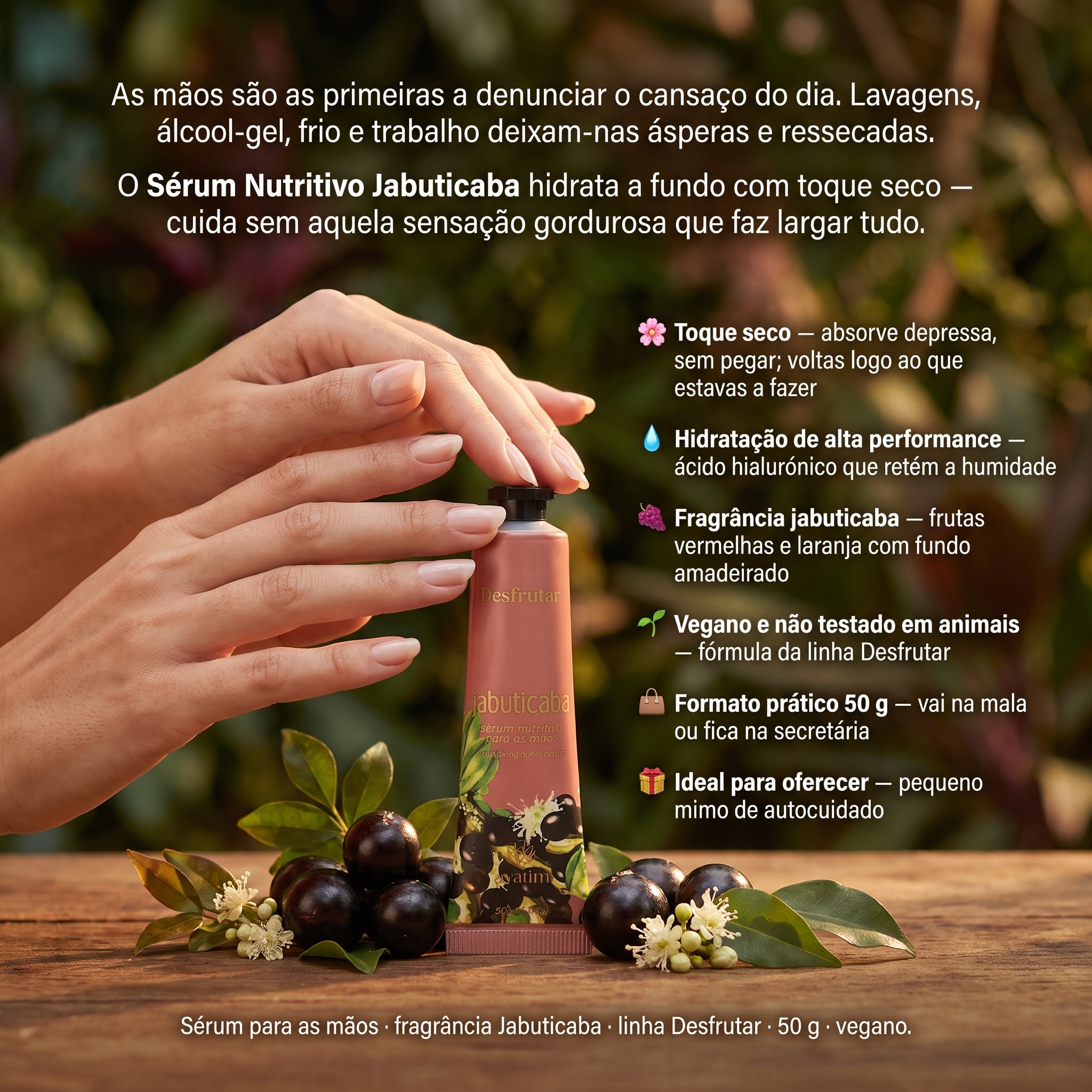 Avatim Sérum Nutritivo para as Mãos Jabuticaba 50g