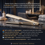RickiParodi Ultraslim Pro Prancha de Cabelo 230°C