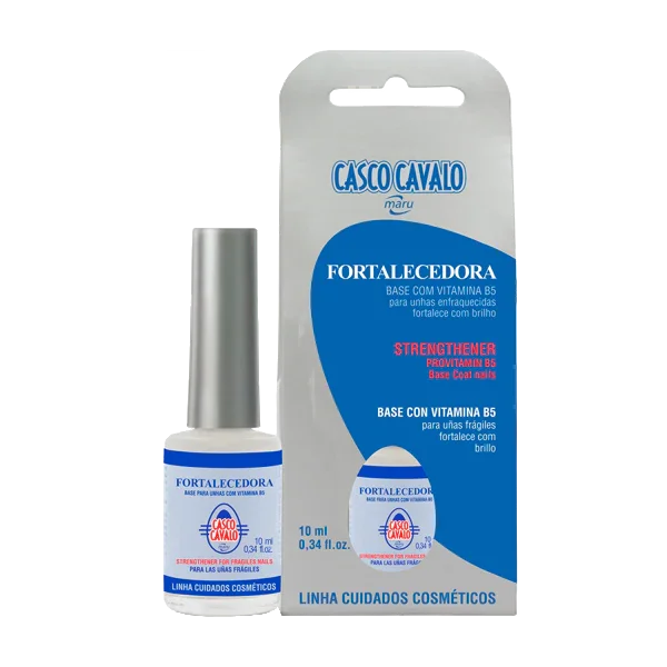 Casco Cavalo Base Fortalecedora Com Vitamina B5 e Mirra 8ml - Ilha dos cosméticos