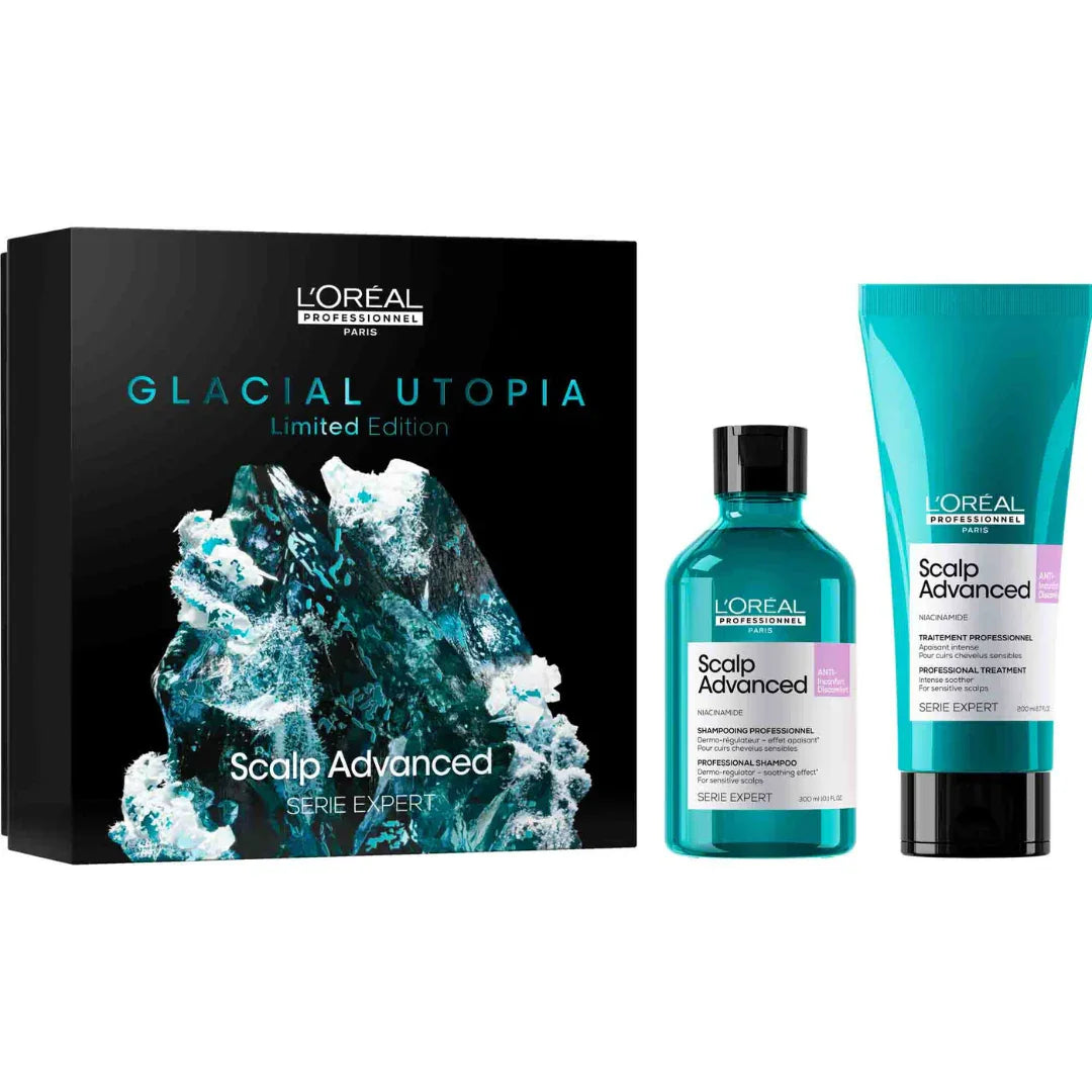 L'Oréal Professionnel Scalp Advanced Coffret Glacial Utopía Duo Shampoo + Tratamento - Ilha dos cosméticos