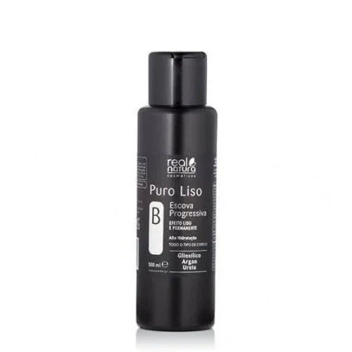 Real Natura Escova Progressiva Puro Liso (Passo B) 500ml - Ilha dos cosméticos