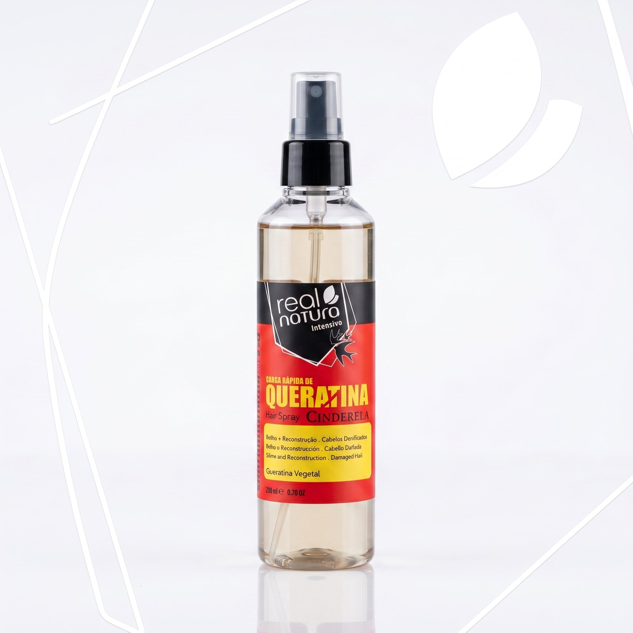 Real Natura Carga Rápida de Queratina Cinderela Spray 200ml