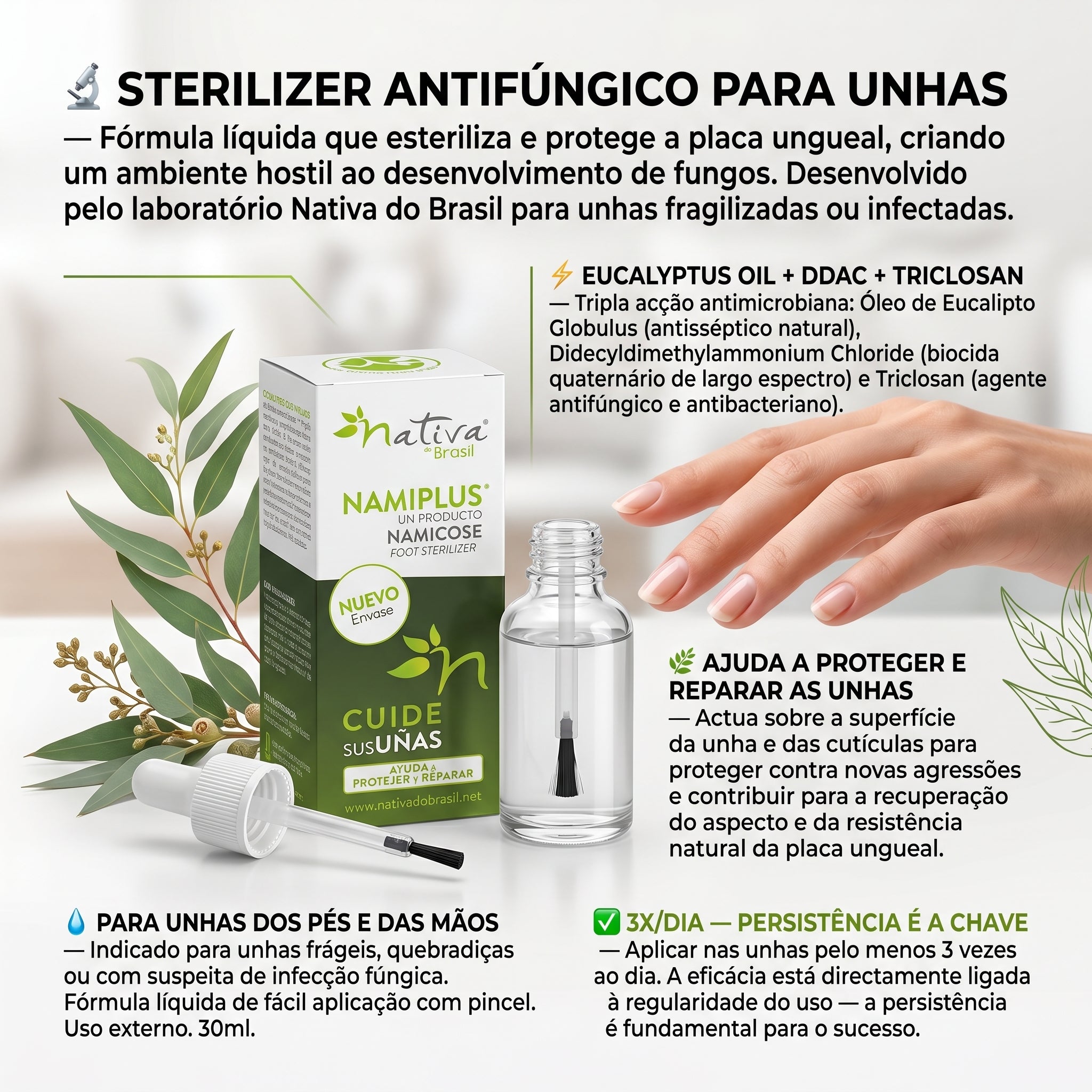 Nativa do Brasil Namiplus Namicose Foot Sterilizer 30ml
