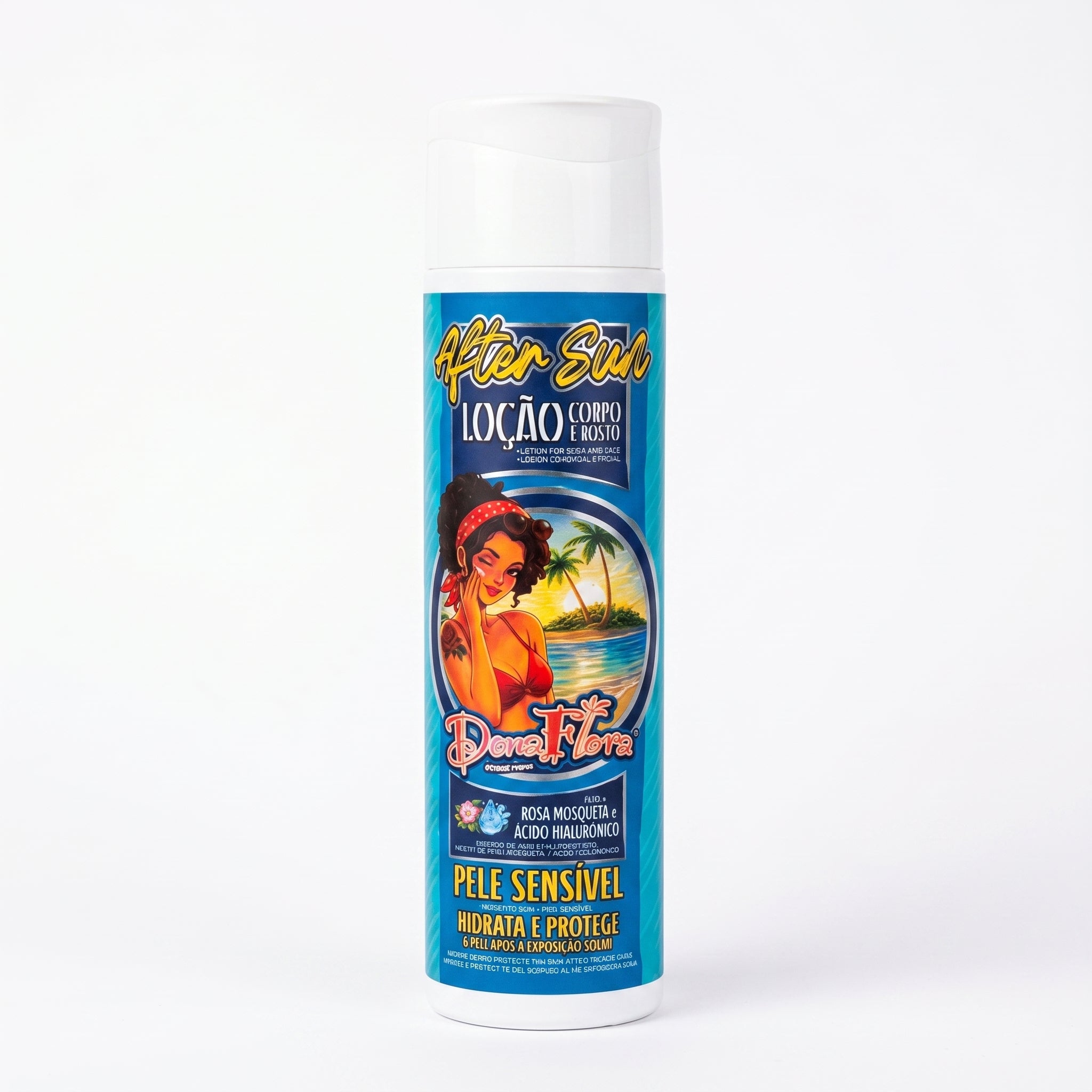 Dona Flora After Sun Loção Corpo e Rosto Pele Sensível 250ml