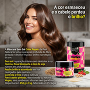 Real Natura Color Repair Máscara Sem Sal Cabelo Pintado