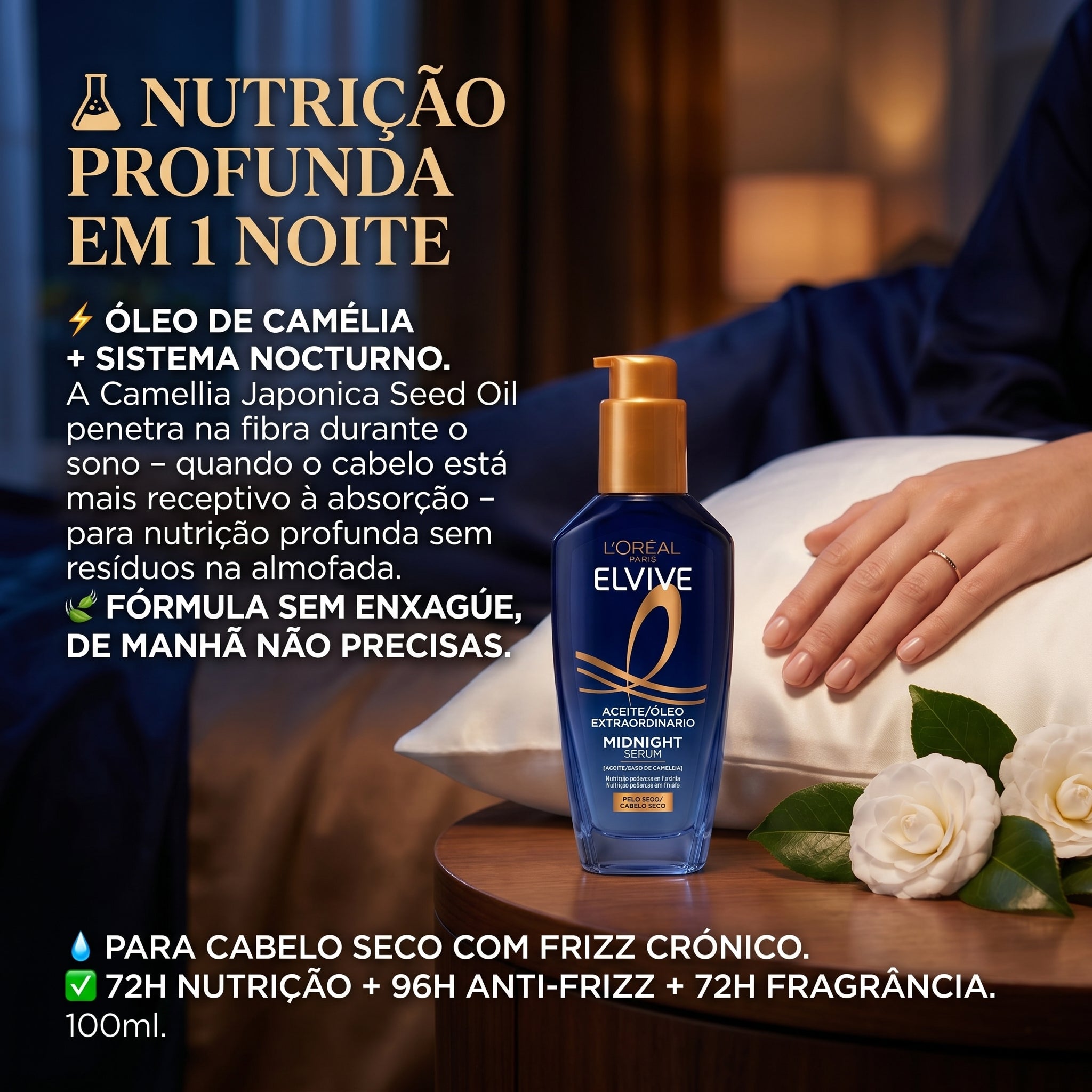 L'Oréal Paris Elvive Óleo Extraordinário Midnight Serum 100ml