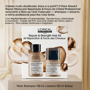 L'Oréal Professionnel Absolut Repair Molecular Pack Reparador Shampoo 100ml e Leave-in 50ml