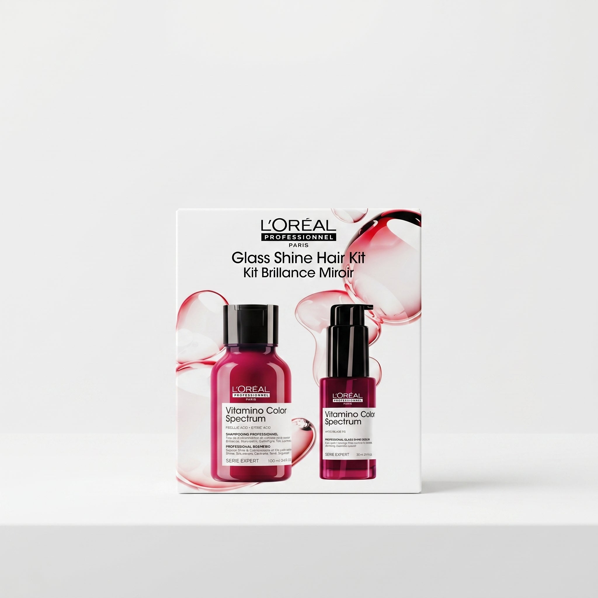 L'Oréal Professionnel Vitamino Color Spectrum Pack Glass Shine — Shampoo 100ml + Sérum 30ml