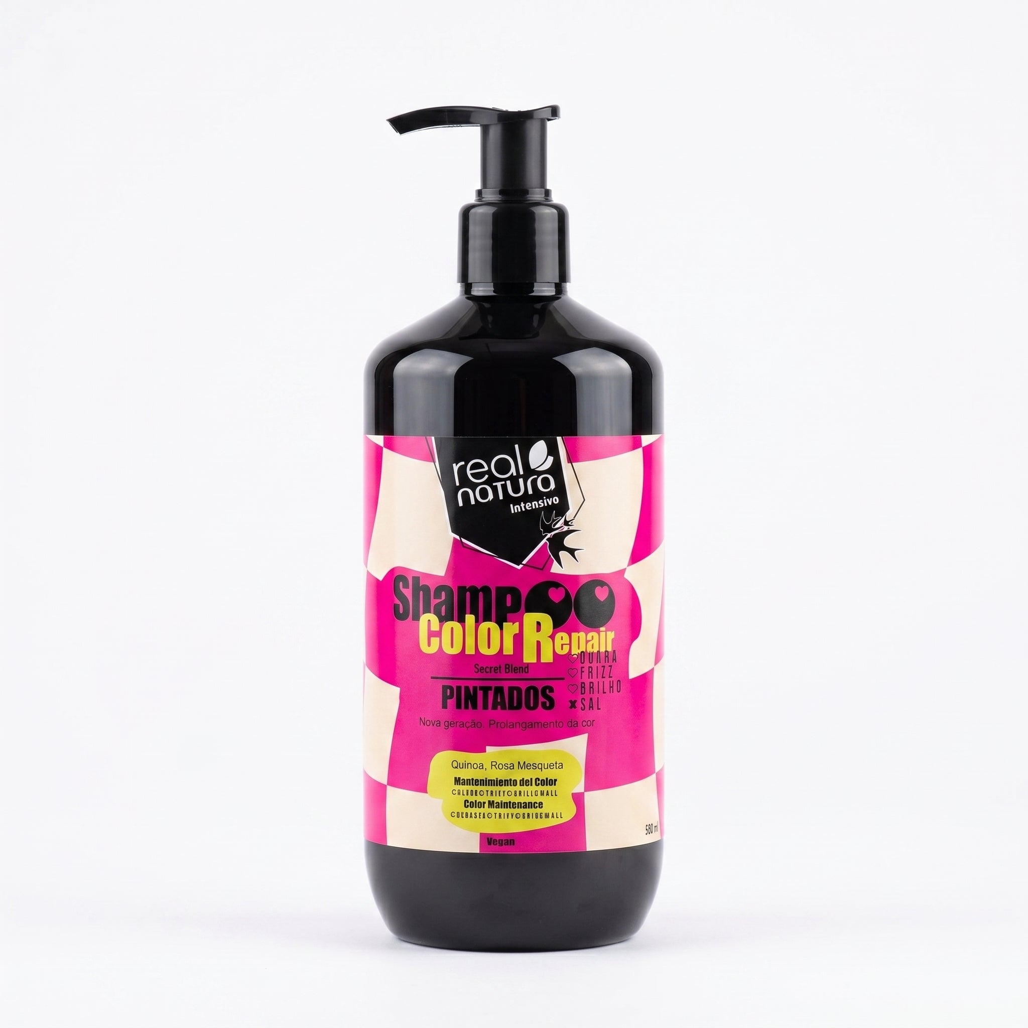 Real Natura Color Repair Shampoo Sem Sal Cabelo Pintado 500ml