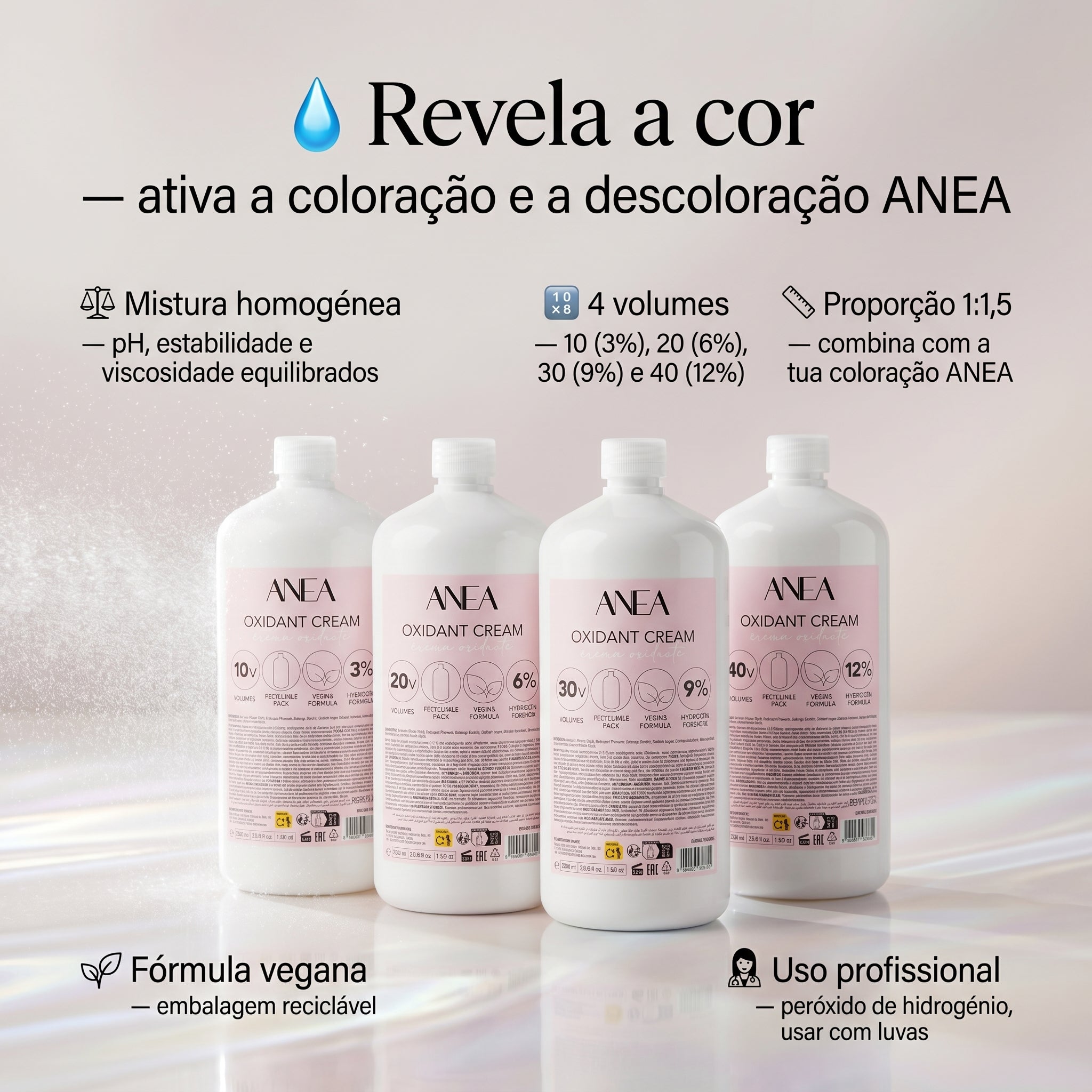 ANEA Oxidante em Creme — Água Oxigenada
