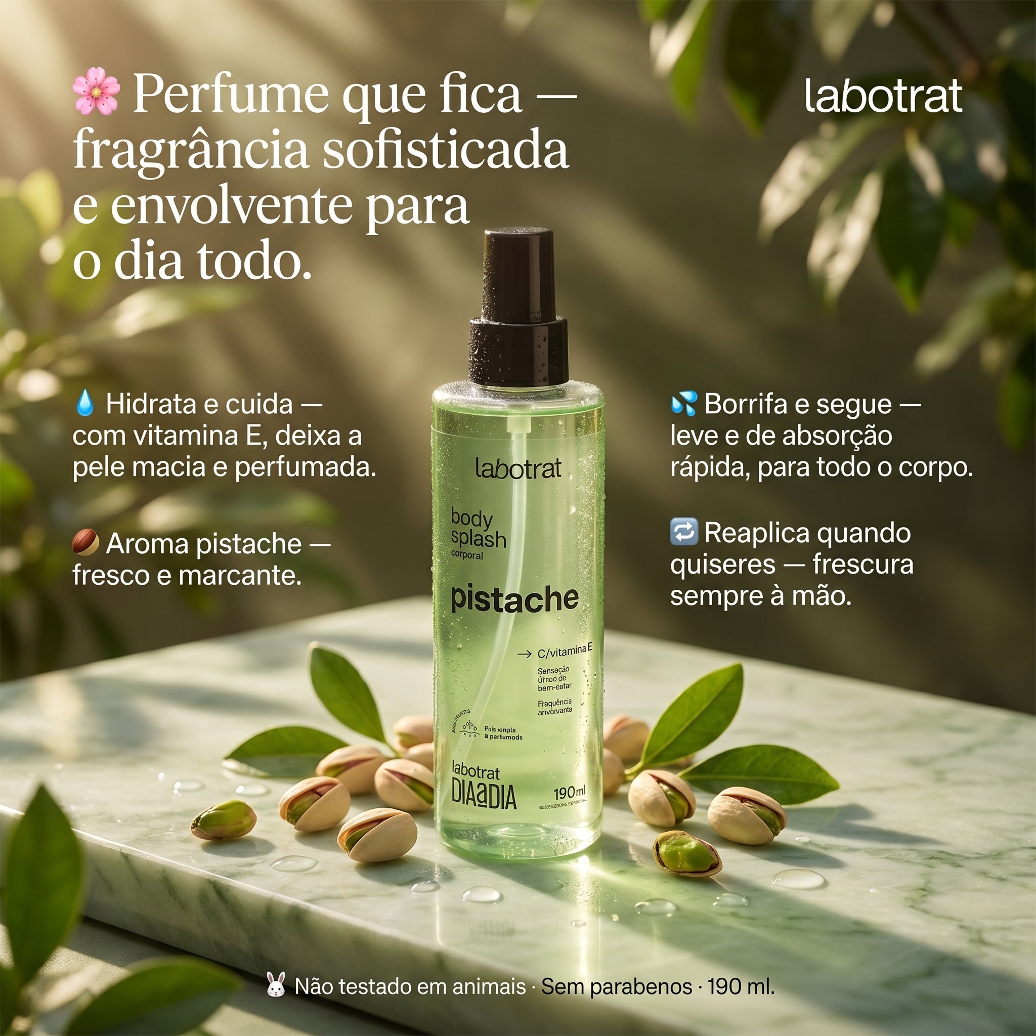 Labotrat Dia a Dia Body Splash Pistache 190ml