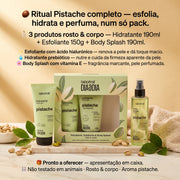 Labotrat Dia a Dia Pack Pistache — Hidratante, Esfoliante & Body Splash