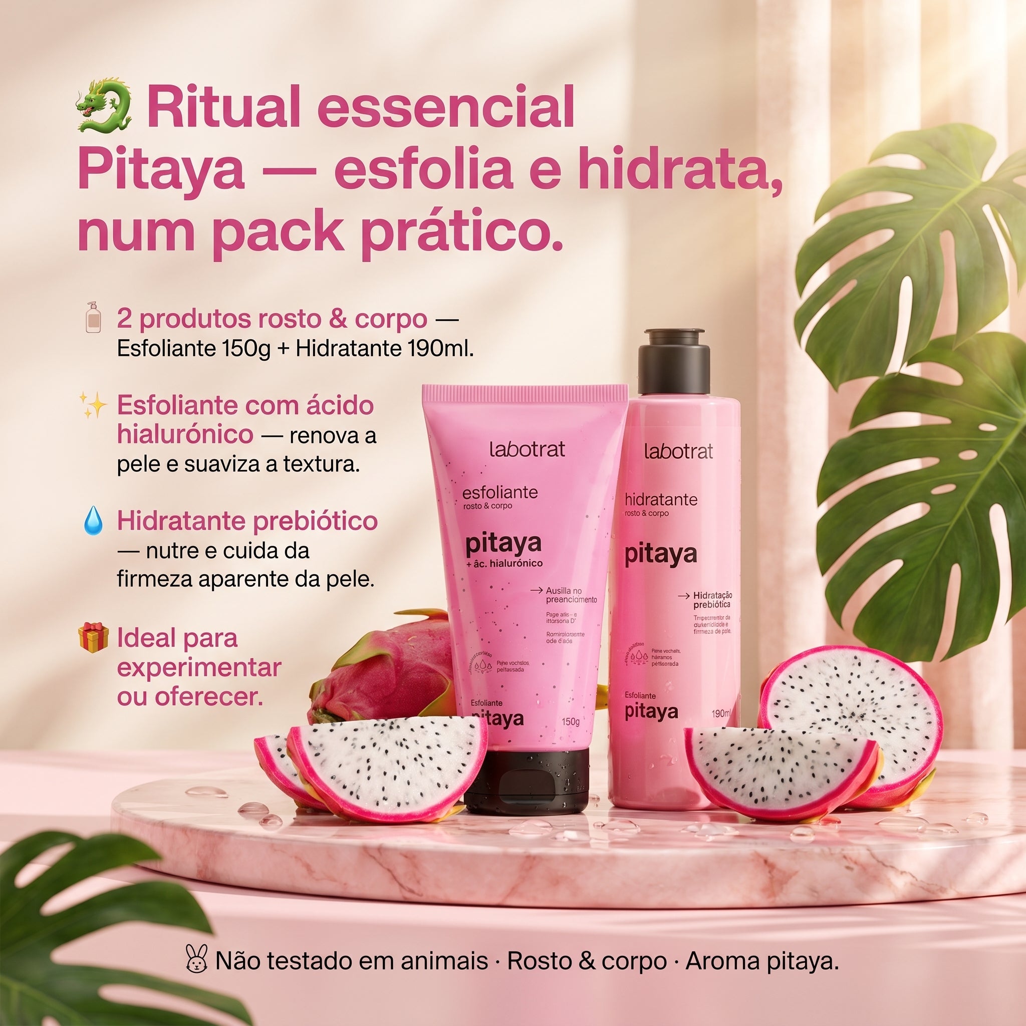 Labotrat Dia a Dia Pack Pitaya — Esfoliante & Hidratante