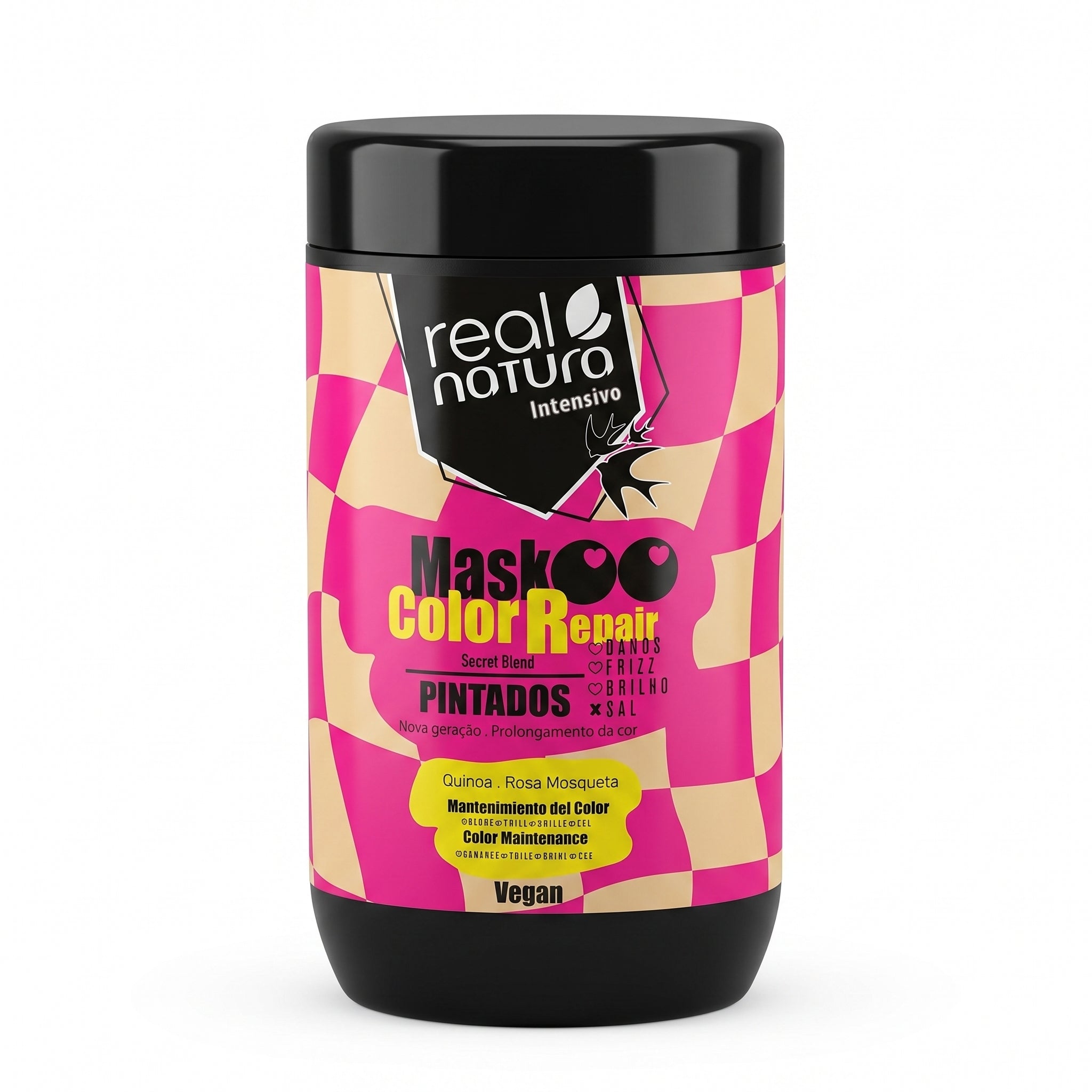Real Natura Color Repair Máscara Sem Sal Cabelo Pintado