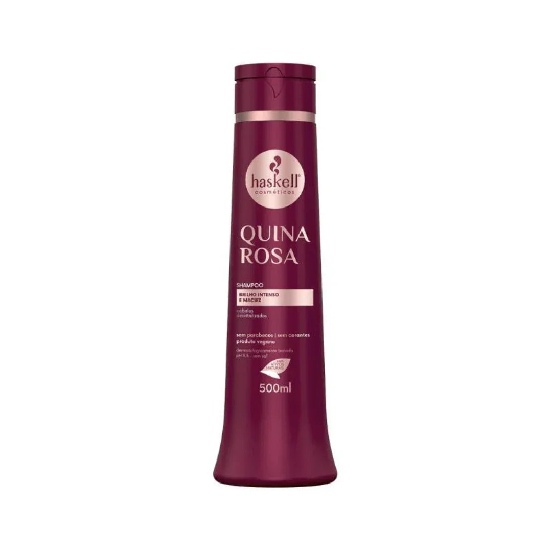 Haskell Quina Rosa Shampoo 500ml - Ilha dos cosméticos
