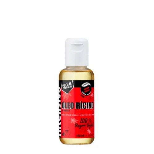 Real Natura Óleo de Ricino + Vitamina E 100ml - Ilha dos cosméticos