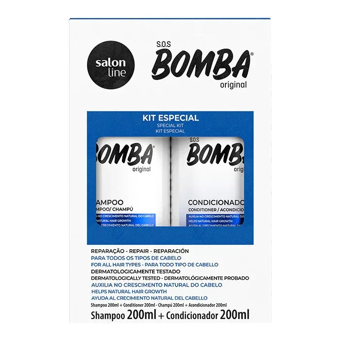 Salon Line SOS Bomba Original Pack Shampoo + Condicionador 200ml - Ilha dos cosméticos