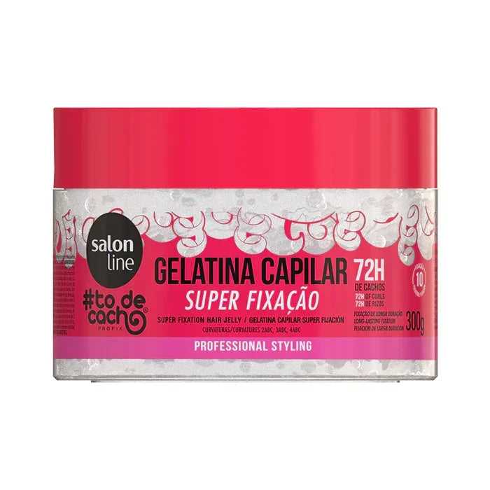 Salon Line Todecacho Super Fixação Gelatina 300g - Ilha dos cosméticos