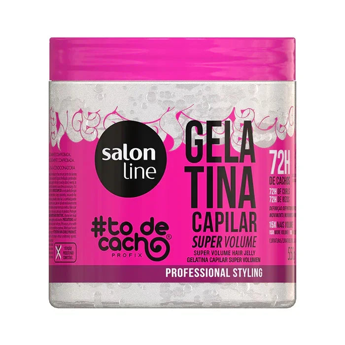 Salon Line Todecacho Super Volume Gelatina 550g - Ilha dos cosméticos