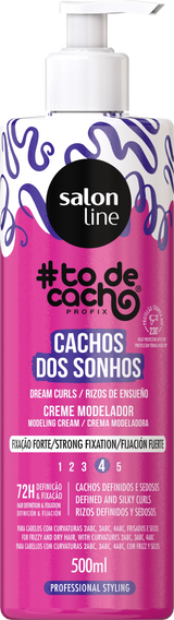 Salon Line Cachos dos Sonhos Fixação Forte 500ml