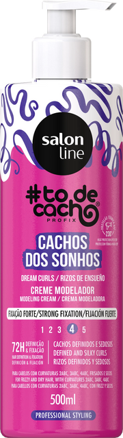 Salon Line Cachos dos Sonhos Fixação Forte 500ml