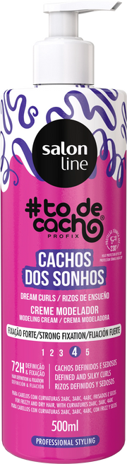 Salon Line Cachos dos Sonhos Fixação Forte 500ml
