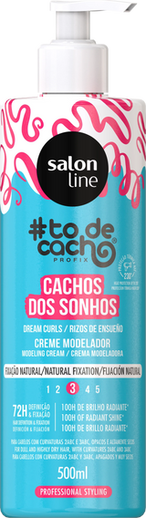 Salon Line Cachos dos Sonhos Fixação Natural 500ml