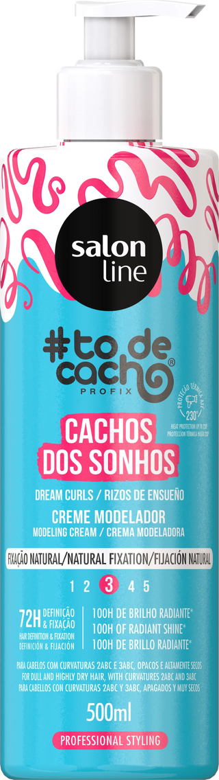 Salon Line Cachos dos Sonhos Fixação Natural 500ml