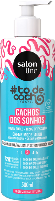 Salon Line Cachos dos Sonhos Fixação Natural 500ml