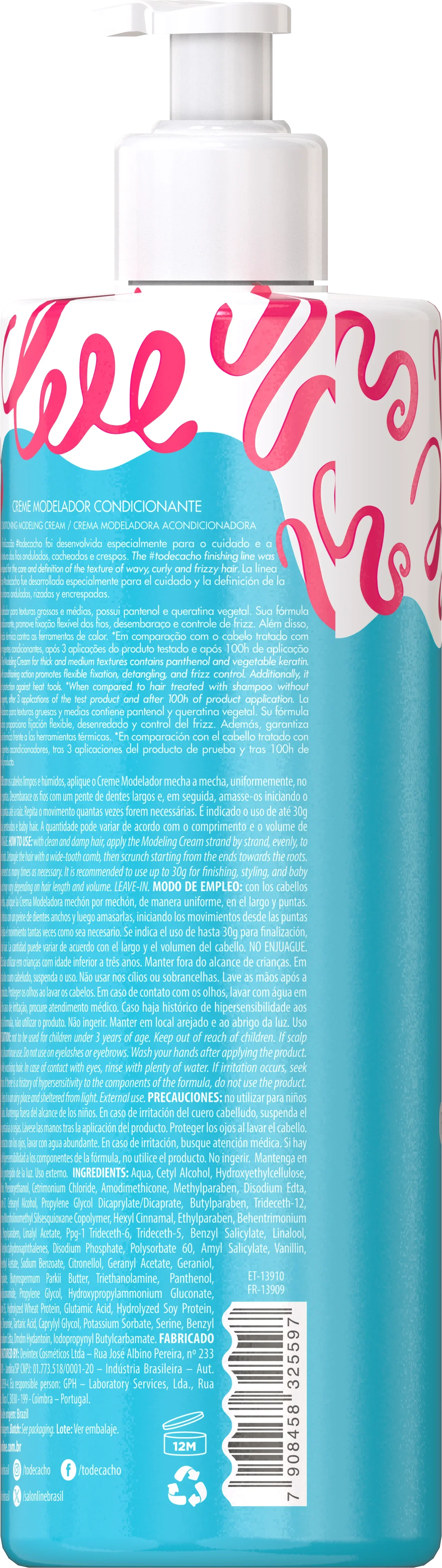 Salon Line Cachos dos Sonhos Fixação Natural 500ml