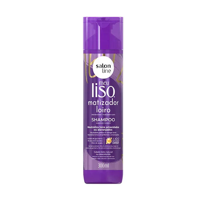 Salon Line Meu Liso Shampoo Matizador 300ml - Ilha dos cosméticos