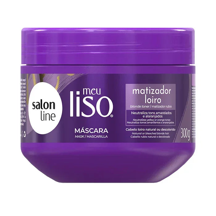 Salon Line Meu Liso Máscara Matizadora 300g - Ilha dos cosméticos