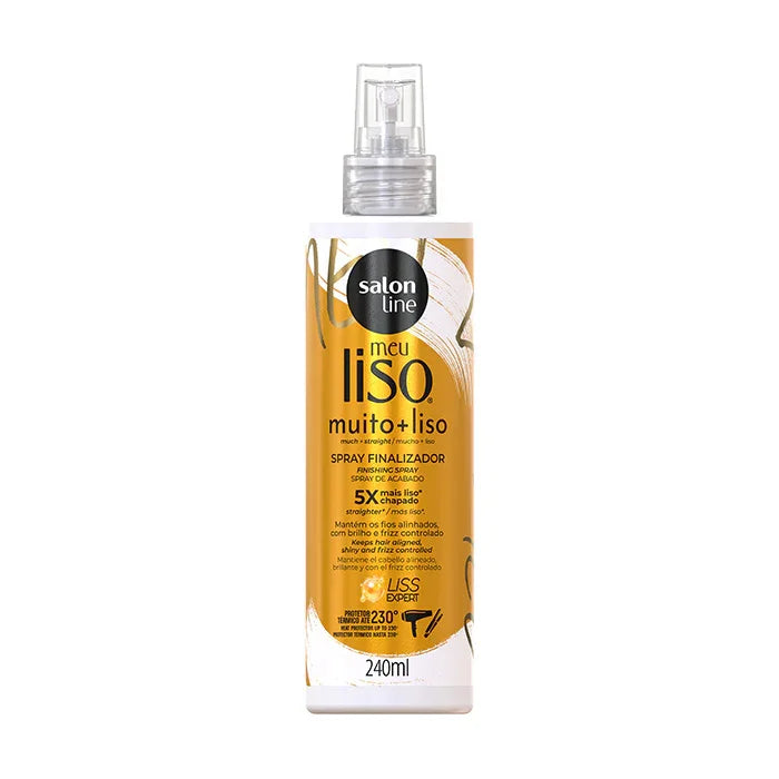 Salon Line Meu Liso Muito + Liso Spray Protetor Térmico 240ml - Ilha dos cosméticos