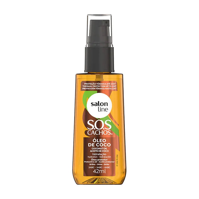 Salon Line S.O.S Cachos Coco Óleo de Tratamento 42ml - Ilha dos cosméticos