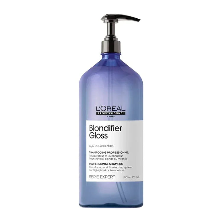 L'Oréal Blondifier Gloss Shampoo 1500ml - Ilha dos cosméticos