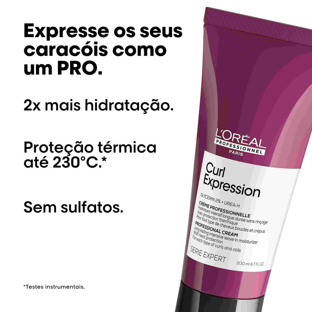 Curl Expression Leave-in — protege do calor