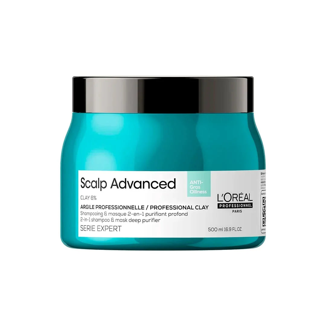 L'Oréal Scalp Advanced Argila 2-em-1 500ml - Ilha dos cosméticos
