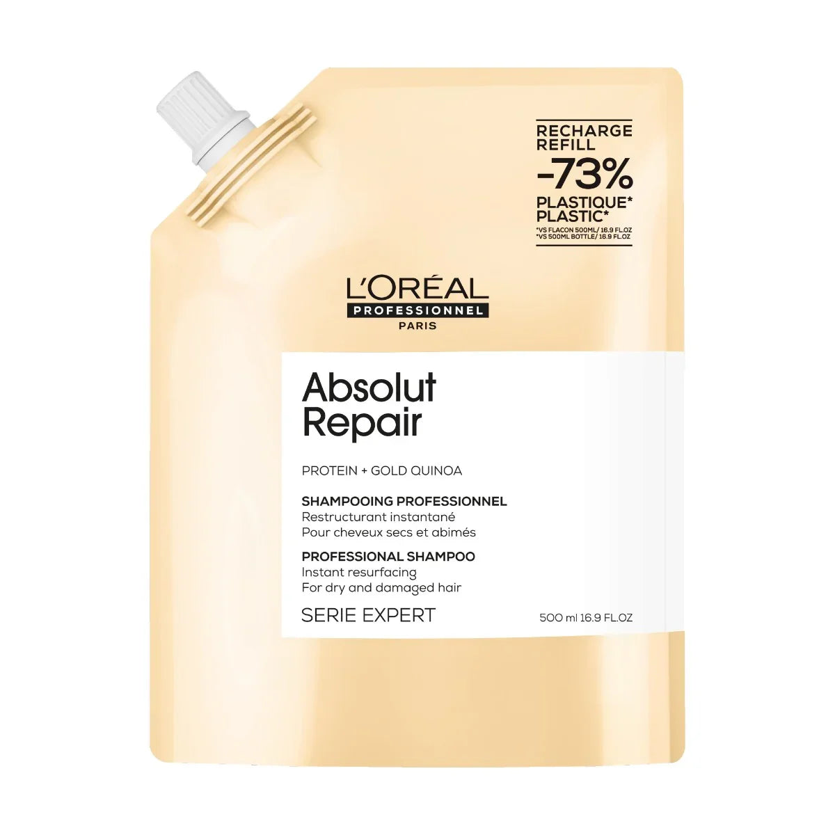 L'Oréal Absolut Repair Shampoo Recarga 500ml - Ilha dos cosméticos