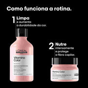 Rotina de 2 passos L'Oréal Professionnel Vitamino Color: shampoo e máscara