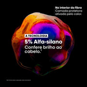 Ativo da fórmula L'Oréal Professionnel Vitamino Color Spectrum: 5% de alfa-silano