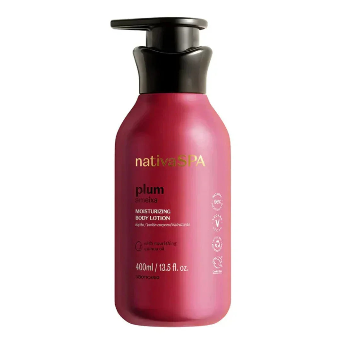 O Boticário Loção Hidratante Nativa SPA Ameixa 400ml - Ilha dos cosméticos