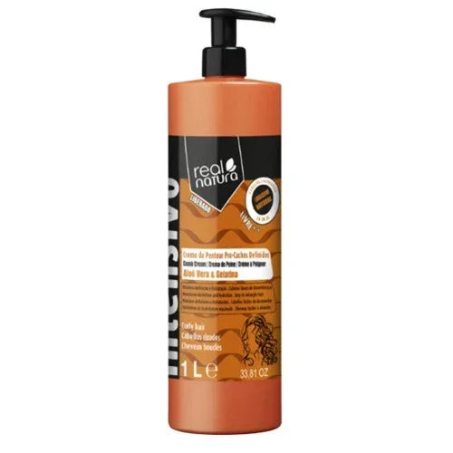 Real Natura Pro-Cachos Definidos Liberado Creme de Pentear 1L - Ilha dos cosméticos