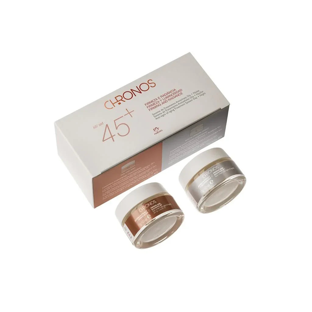 Natura Chronos Rotina Essencial Dia E Noite 45+ Travel Size- 2x15g - Ilha dos cosméticos